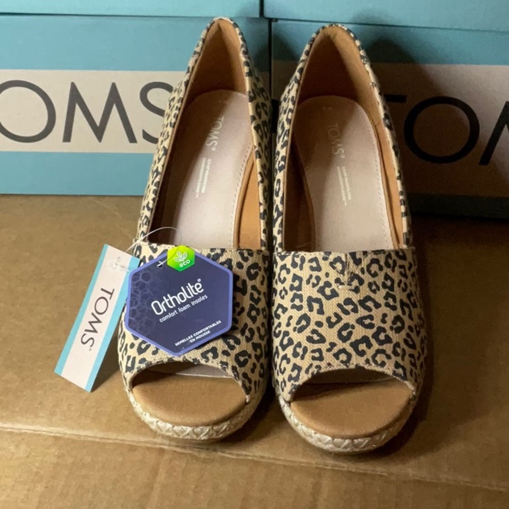 Toms Michelle natural texture, small leopard